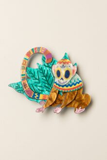 Frida's Monkey broche Multicolour
