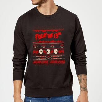 Friday the 13th Jason Lives Christmas Jumper - Black - 3XL Zwart