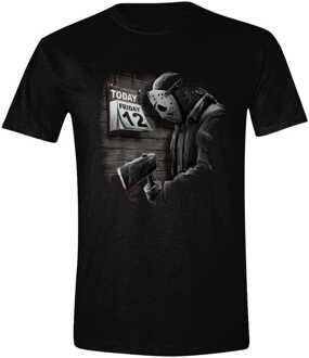 Friday the 13th T-Shirt Friday 12th Sad Size L