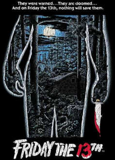 Friday the 13th Vintage Poster Sweatshirt - Black - M