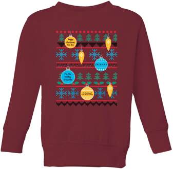 Friends Baubles Kids' Sweatshirt - Burgundy - 110/116 (5-6 jaar) - Burgundy