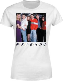 Friends Cast Pose dames t-shirt - Wit - L - Wit