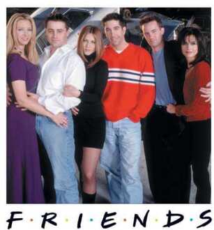 Friends Cast Pose trui - Wit - S