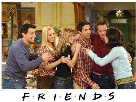 Friends Cast Shot t-shirt - Wit - XXL