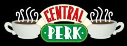 Friends Central Perk Coffee Cups t-shirt - Zwart - L