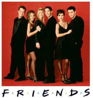 Friends Character Pose trui - Wit - XL