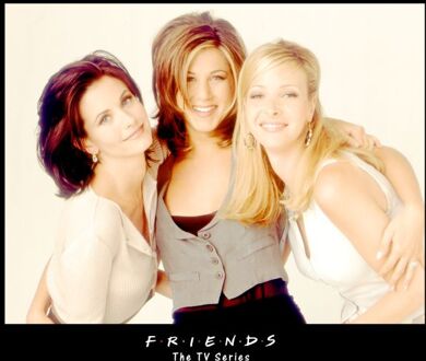 Friends Girls t-shirt - Zwart - XL