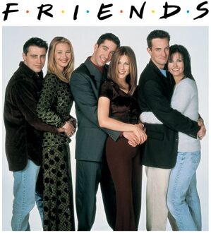 Friends Group Shot t-shirt - Wit - M