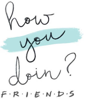 Friends How You Doin? dames t-shirt - Wit - S