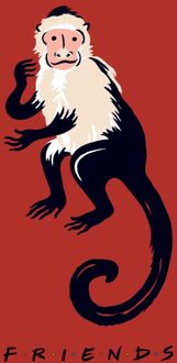 Friends Marcel The Monkey t-shirt - Rood - XXL