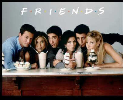 Friends Milkshake trui - Zwart - M