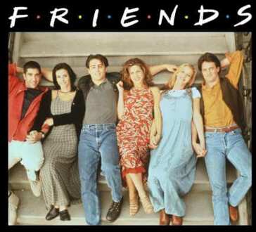 Friends Retro Character Shot trui - Zwart - L