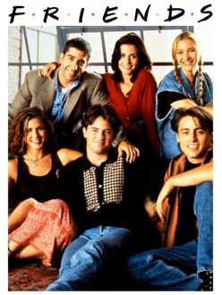 Friends Vintage Character Shot t-shirt - Wit - S