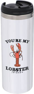 Friends You're My Lobster Stainless Steel Thermo Travel Mug - Metallic Finish