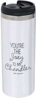Friends You're The Joey To My Chandler Stainless Steel Thermo Travel Mug - Metallic Finish