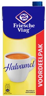 Friesche Vlag Koffiemelk friesche vlag halvamel 930ml