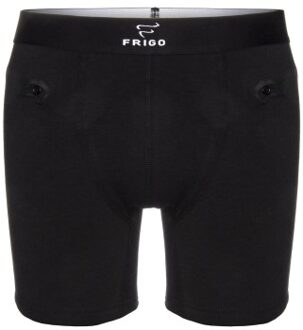 Frigo 4 Cotton Boxer Brief 6 Inch 2 stuks * Actie * Zwart - Small
