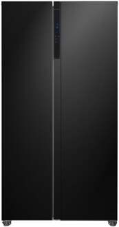 Frilec BONNSBS-630-040CB Amerikaanse koelkast Zwart