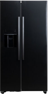 Frilec BONNSBS-666-HCF-040EDI Amerikaanse koelkast Grijs