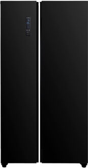 Frilec SBS236-041EB Amerikaanse koelkast Zwart