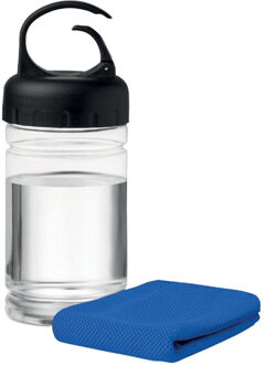 Fris verkoelende handdoek - maat One size Blauw