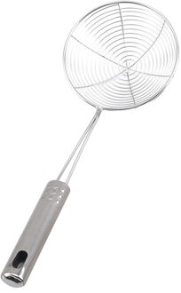 Frituren Filter Lange Steel Rvs Filter Vergiet Frieten Vergiet Keuken Gebakken Netto Zeef Lepel Voedingsmiddelen Zifter 12A