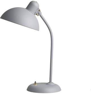 Fritz Hansen tafellamp Kaiser idell 6556-T, grijs, 47 cm lichtgrijs mat