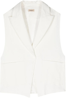 Frizzy Tombo Jacket in wit Barena Venezia , White , Dames - Xs,2Xs