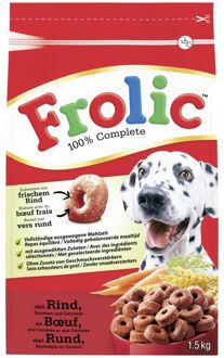 Frolic Adult Krokante brokken - Hondenvoer - Rund - 1,5 kg