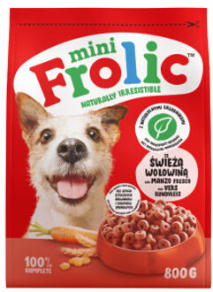 Frolic Mini met rund hondenvoer 5 x 800 g
