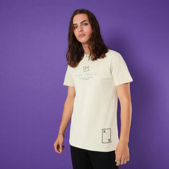 From Clown Prince To King Of Crime Unisex T-Shirt - Cream Vintage Wash - XL Wit