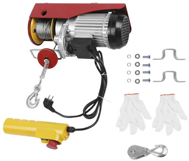 (From ES) Remote Control Auto Lifting Sling 400-800KG Electric Wire Hoist Heavy Duty Crane Equipment Professional Lifting Tool