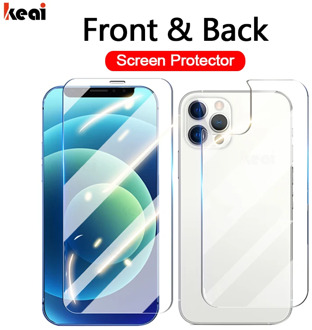 Front and Back Full Cover Tempered Glass For iPhone 12 11 Pro Max mini Screen Protector XR X XS Max 8 7 6 6S Plus SE 2020 Glass