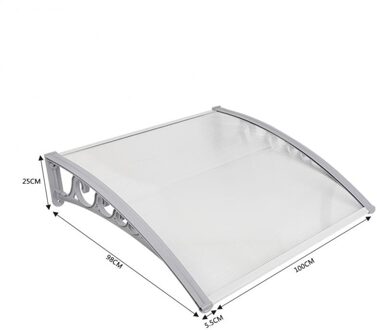 Front Back Deur Venster Luifel Patio Cover Luifel Deur Venster Luifel Tuinhuisjes Outdoor Deur Luifel Luifel Tent Tuin Hwc 100x100cm