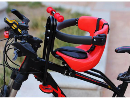 Front Mounted Baby Bike Seat, Universal Kids Bike Seat for Children, Front Mount Bike Child Seats Safety Seat Carrier