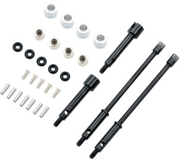 Front Rear Joint Drive Shaft Upgrade Parts Compatible with 1/24 Axial SCX24 90081 AXI00005 C10 AXI00006 AXI00002 RC Car