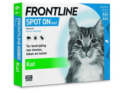 Frontline Spot On Kat - Teken en vlooiendruppels - 0,006 L