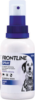 Frontline Spray Anti vlooienmiddel en tekenmiddel - Hond en Kat - 100 ml