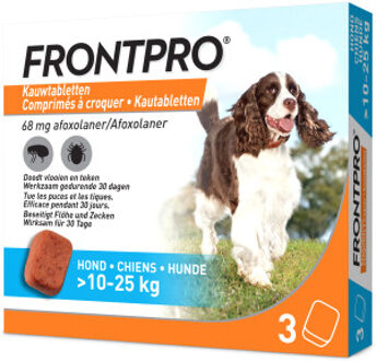 Frontpro 2x3 Stuks voor Honden 10-25 kg Frontpro Kauwtabletten - NL
