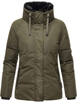 Frostii Winterjas voor dames - Licht en gezellig Groen - 2XL