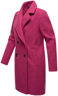 Frostjuwel dames overgangsmantel met elegante strependetails Rood