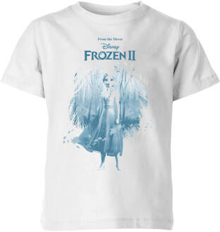 Frozen 2 Find The Way kinder t-shirt - Wit - 146/152 (11-12 jaar) - XL