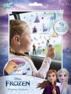 Frozen 2 raamstickers Wit