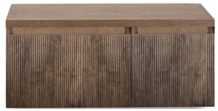 Frozen 3D Badmeubelset 100 cm - Greeplijst in Kleur - Wastafel Onderkast met Bovenblad Charleston