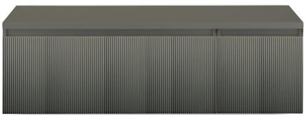 Frozen 3D Badmeubelset 140 cm - Greeplijst in Kleur - Wastafel Onderkast met Bovenblad Petrol Mat