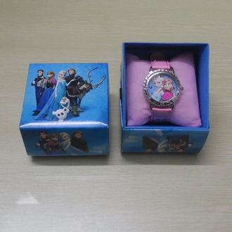 Frozen Anime Girl Boxed Cartoon Watch Children's Electronic Student Ice Princess Watch kids watches kid watch children