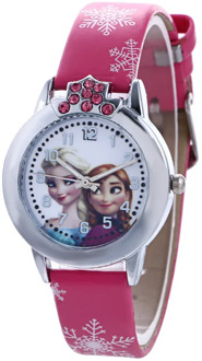 Frozen Children's Watch Girl Student Quartz Watch Elementary School Student Cute Cartoon Princess Watch Girl 16