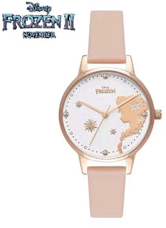 Frozen Cuties Girl Children's Cartoon School Students Watch Mickey Cartoon Watch Women Quartz Cutie Love Fashion Clock Ladies