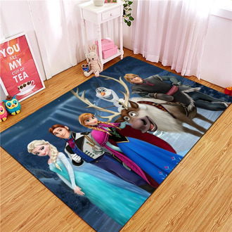 Frozen Door Mat Waterproof Cartoon Anna Elsa Mat Cute Kitchen Rugs Bedroom Carpets Decorative Stair Mats Home Decor Crafts