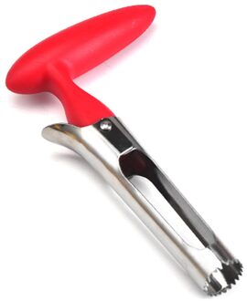 Fruit Core Seed Remover Peper Rvs Fruit Corer Apple Core Remover Core Remover Corer Pulp Separator Keuken Tool rood